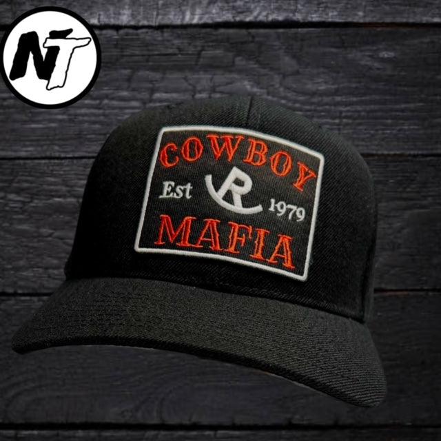 RIP BLACK FITTED CURVED BILL SIZE 8 HAT